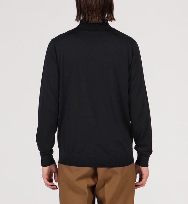 TOMORROWLAND MENS「TOMORROWLAND TRICOT スーパーファインメリノウール ニットポロシャツ S WOOL」|ニット・セーター|