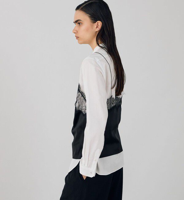 DES PRES「シルクストレッチサテン キャミソール」|シャツ・ブラウス|