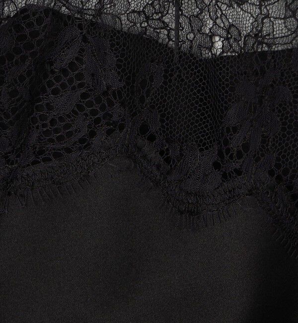 DES PRES「シルクストレッチサテン キャミソール」|シャツ・ブラウス|