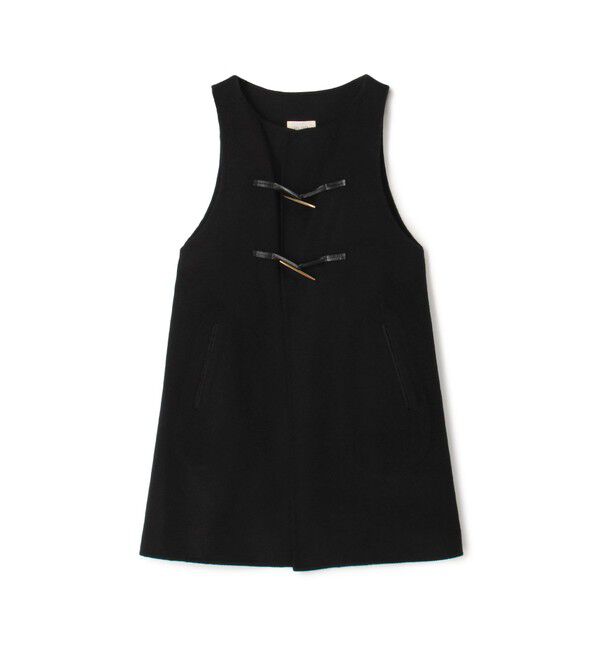 ライトダブルフェイスシャギー ストール付きジレ（DES PRES）｜ルミネ