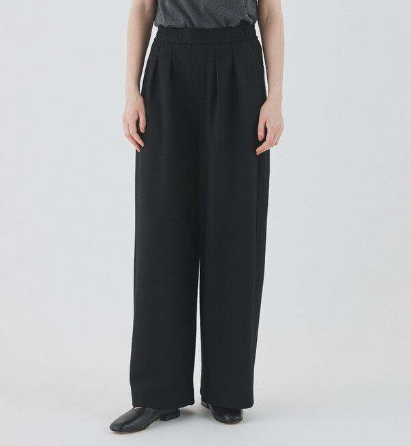 GALERIE VIE「ミルドスムース タックワイドパンツ」|その他|