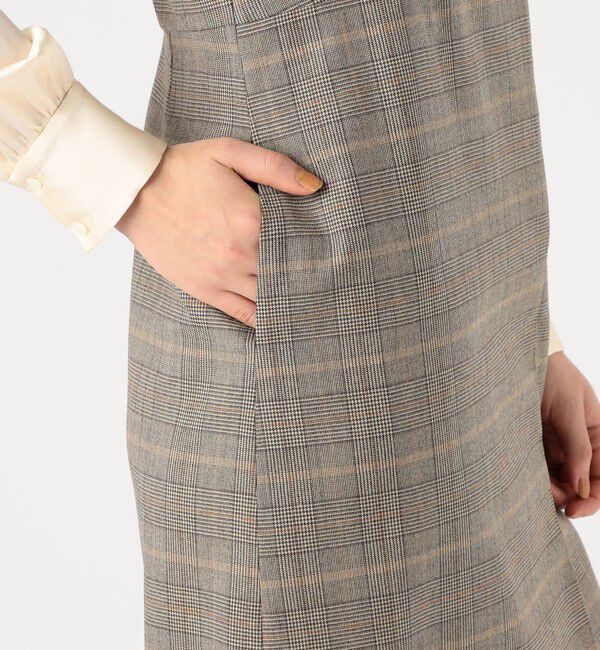 TOMORROWLAND collection「モスタルグレンチェック ジャンパースカート」|ジャンパースカート|