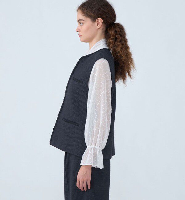 Ballsey「ライトファンシーツイード 4ポケットジレ」|ベスト・ジレ|