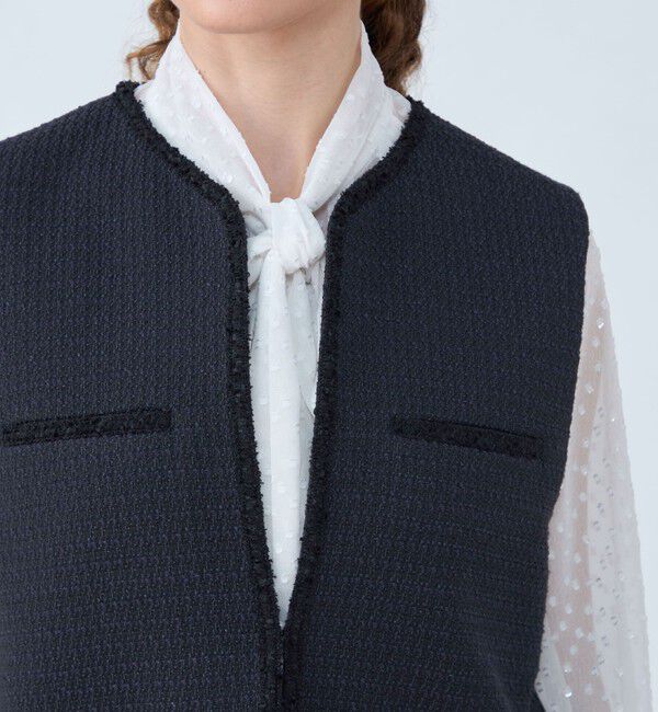 Ballsey「ライトファンシーツイード 4ポケットジレ」|ベスト・ジレ|