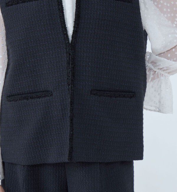 Ballsey「ライトファンシーツイード 4ポケットジレ」|ベスト・ジレ|