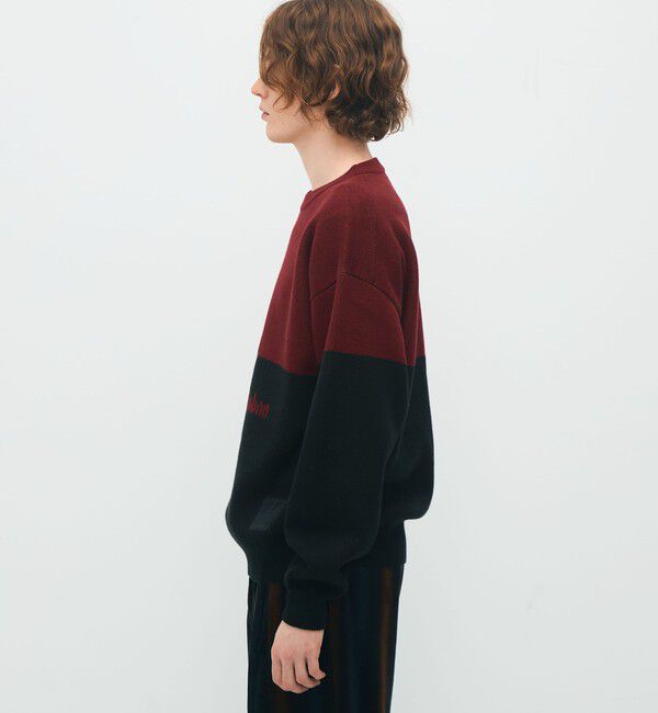 CABaN「CABaN コットンカシミヤジャカード JAZZ VIBRAPHONE クルーネックプルオーバー」|ニット・セーター|