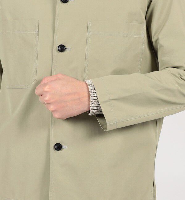 TOMORROWLAND MENS「スーピマコットン シャツブルゾン BORGHI」|ブルゾン・スタジャン|