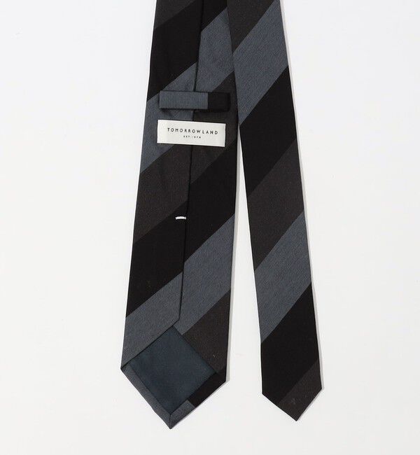 TOMORROWLAND GOODS「TOMORROWLAND シルク レジメンタルストライプネクタイ」|ネクタイ・蝶ネクタイ|