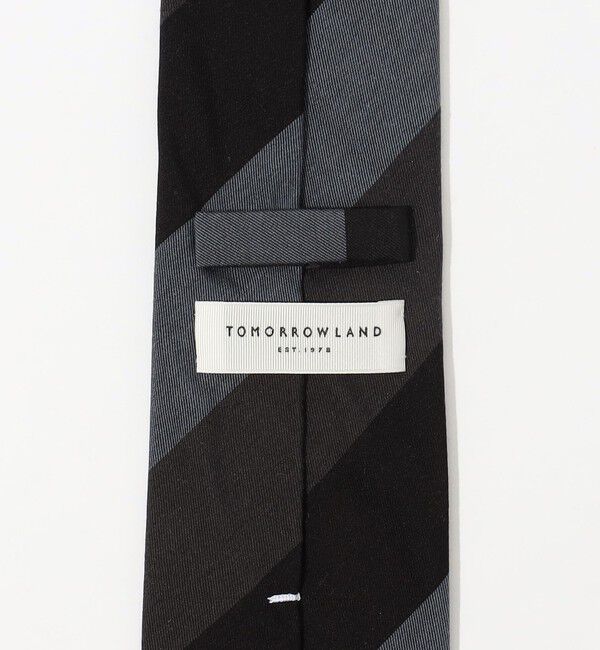 TOMORROWLAND GOODS「TOMORROWLAND シルク レジメンタルストライプネクタイ」|ネクタイ・蝶ネクタイ|