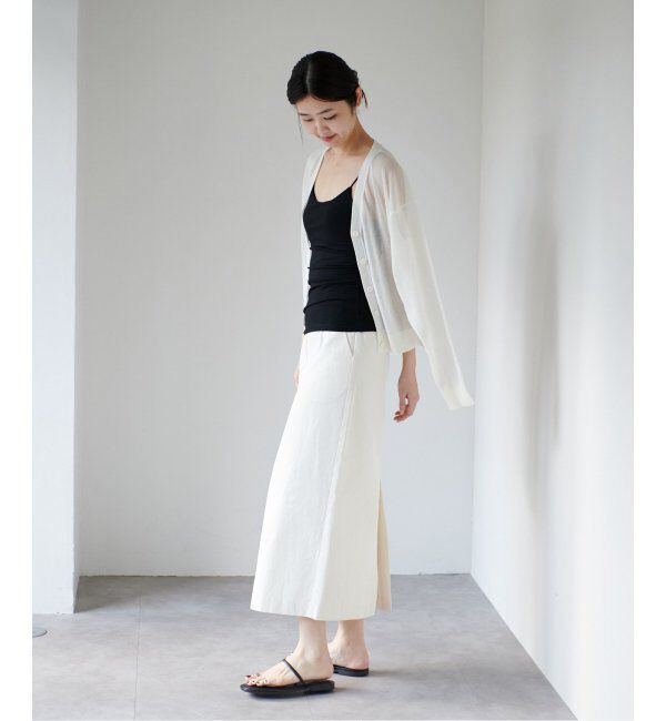 EMILYWEEK「オーガニックコットン混 ストレッチバックオープンブラキャミソール」|インナー|