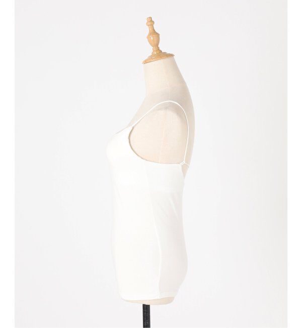 EMILYWEEK「オーガニックコットン混 ストレッチバックオープンブラキャミソール」|インナー|