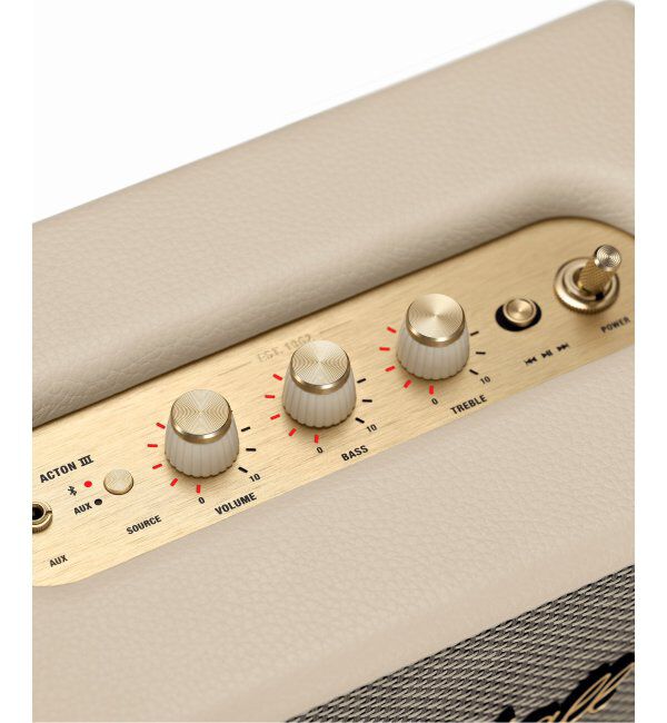 journal standard Furniture「★【Marshall/マーシャル】Acton 3 Bluetooth Cream スピーカー」|電化製品|