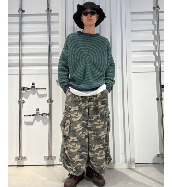 JOINT WORKS「MacMahon Knitting Mills/マクマホンニッティングミルズ Crew Neck Knit-Guru Guru」|ニット・セーター|