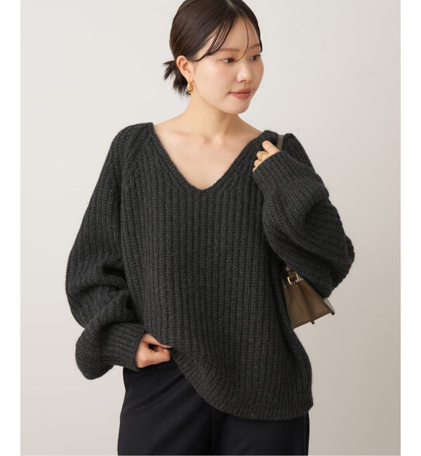 Plage Washable Washi Mixニット yak mix loose ニット（Plage）｜ルミネのファッション通販アイルミネ