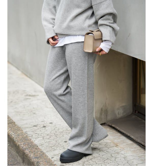Plage「WOOL KNIT パンツ」|その他|グレー