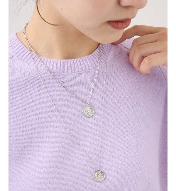 IENA「MARIHA/マリハ 別注 COIN*45 ロングレクタングル ネックレス」|ネックレス|