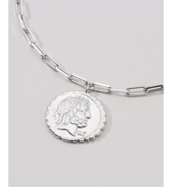 IENA「MARIHA/マリハ 別注 COIN*45 ロングレクタングル ネックレス」|ネックレス|