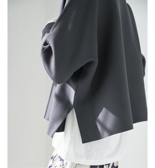 IENA「ファインコットンスムースプルオーバー」|ニット・セーター|