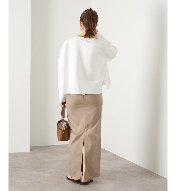 IENA「ファインコットンスムースプルオーバー」|ニット・セーター|