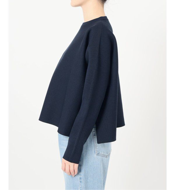 IENA「ファインコットンスムースプルオーバー」|ニット・セーター|