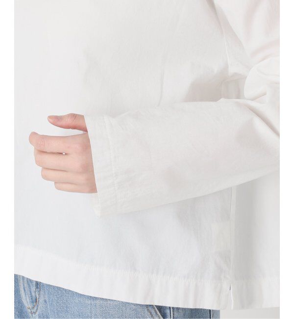 IENA「オーガニックコットンブロードTブラウス」|シャツ・ブラウス|