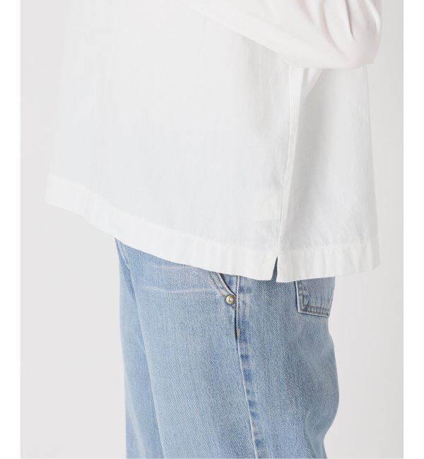 IENA「オーガニックコットンブロードTブラウス」|シャツ・ブラウス|