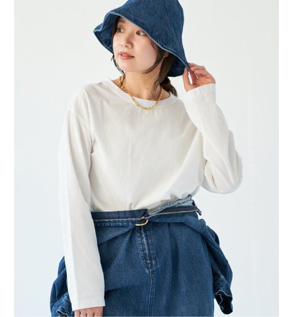 IENA「オーガニックコットンブロードTブラウス」|シャツ・ブラウス|