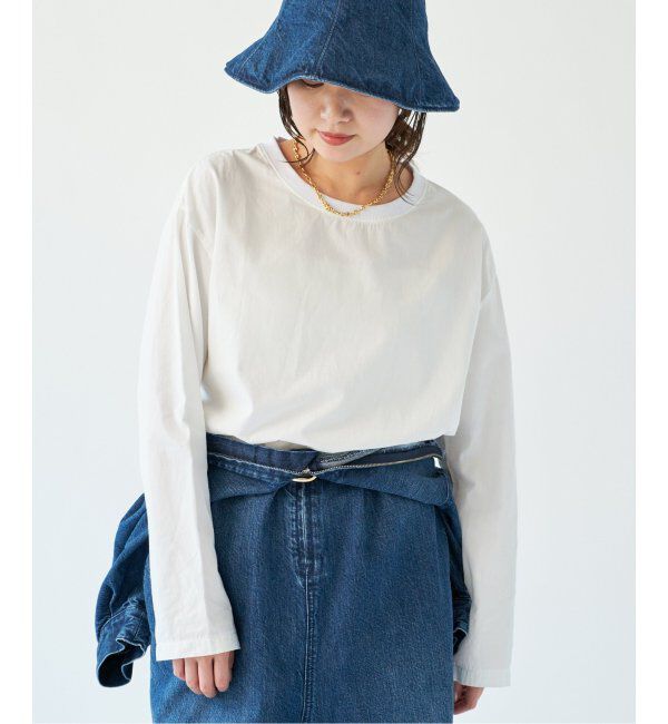 IENA「オーガニックコットンブロードTブラウス」|シャツ・ブラウス|