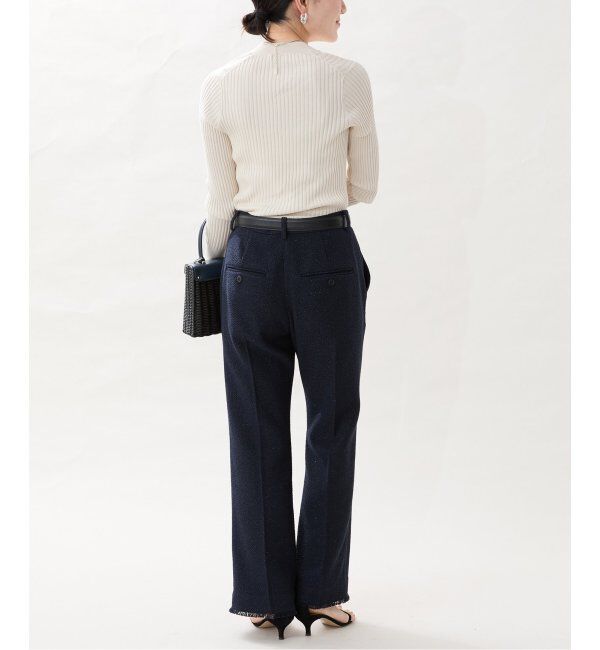 VERMEIL par iena「イタリア糸 RIB Vネックプルオーバー」|ニット・セーター|