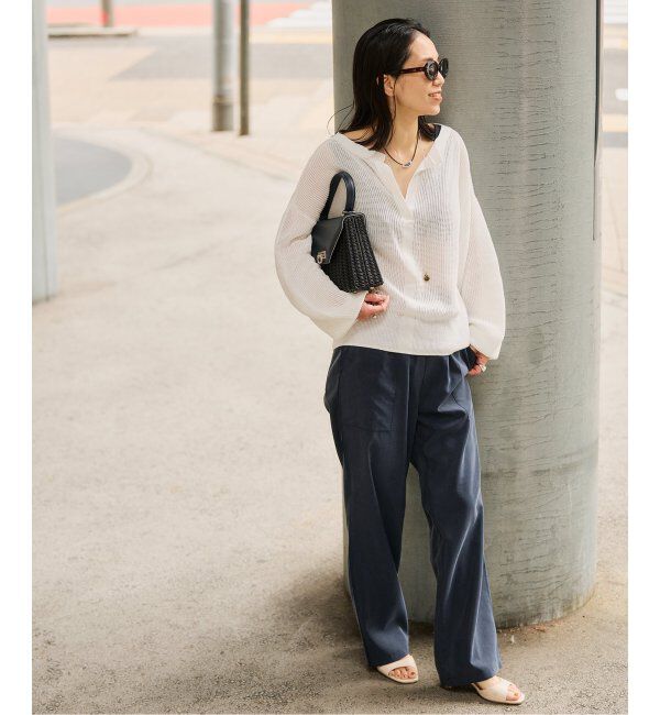 VERMEIL par iena「Crisp Cotton Relax プルオーバー」|ニット・セーター|