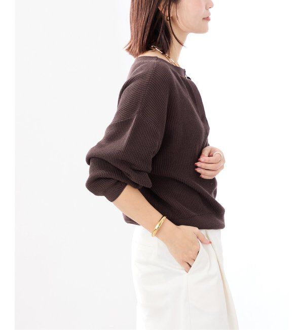 VERMEIL par iena「Crisp Cotton Relax プルオーバー」|ニット・セーター|