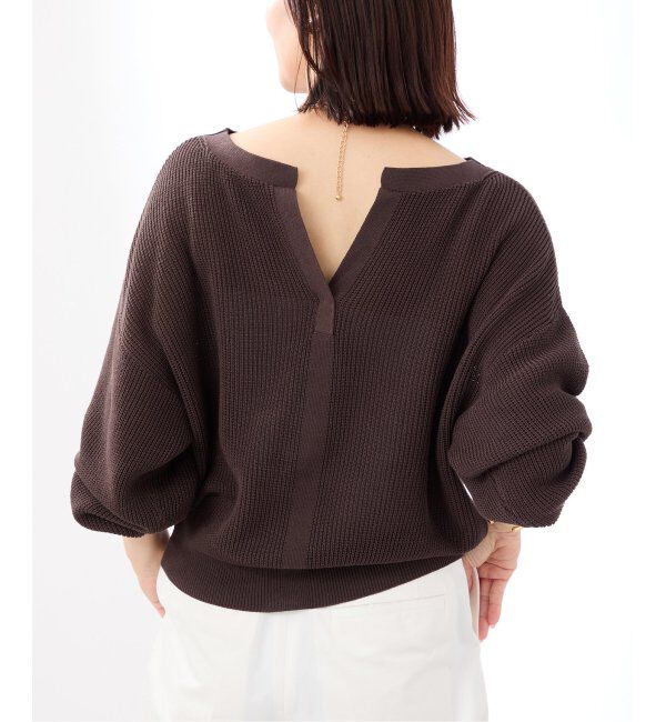 VERMEIL par iena「Crisp Cotton Relax プルオーバー」|ニット・セーター|