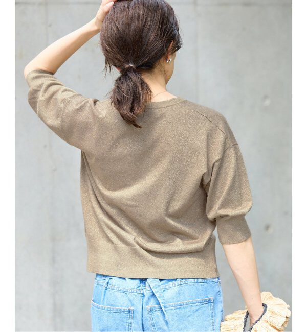 IENA「《追加2》LEVITAクルーカーディガン」|カーディガン|