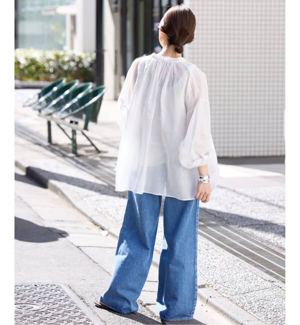 SLOBE IENA「《追加》ラミースキッパーシャツ」|シャツ・ブラウス|