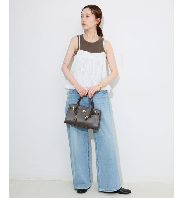 SLOBE IENA「シアーリボンキャミソール」|シャツ・ブラウス|