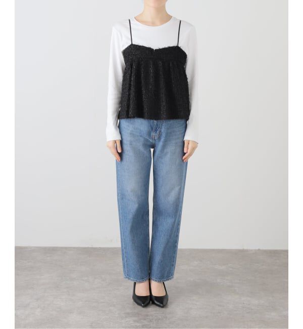 SLOBE IENA「シアーリボンキャミソール」|シャツ・ブラウス|