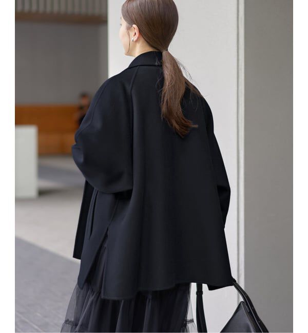 IENA「《WEB限定/追加2》スーパー160ダブルフェイスショートコート」|その他|