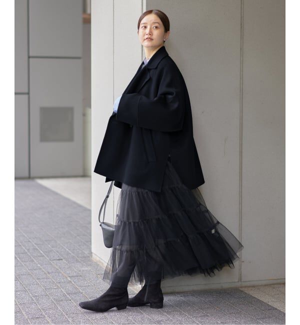 IENA「《WEB限定/追加2》スーパー160ダブルフェイスショートコート」|その他|