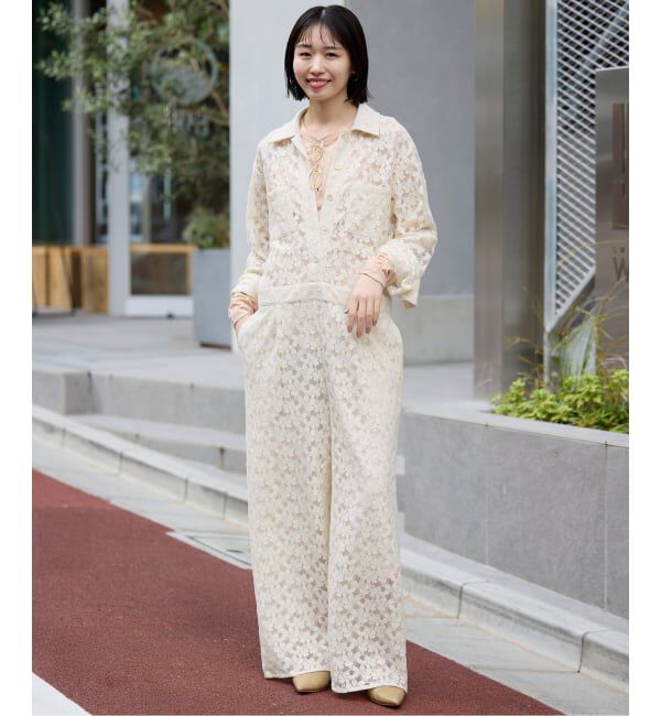 SLOBE IENA「《予約》シアー天竺クルーネックロンTEE」|Tシャツ・カットソー|