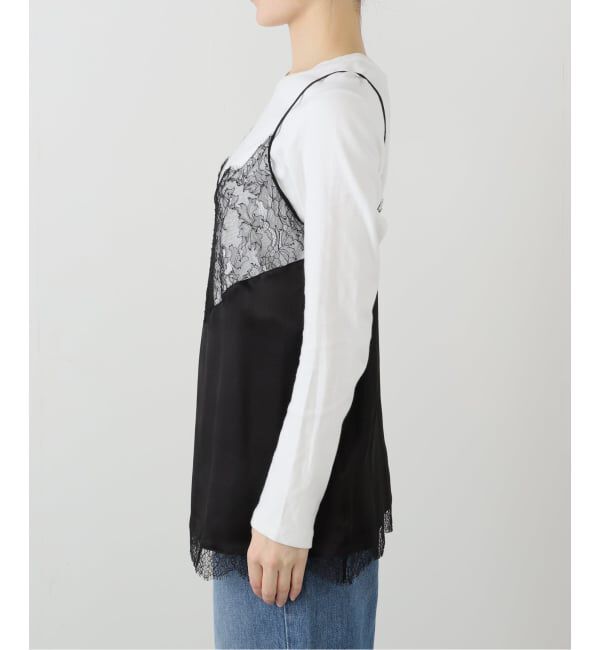 IENA「Maison IENA 別注 Raspail/ラスパイユ サテンLACE キャミソール RB-289」|キャミソール|