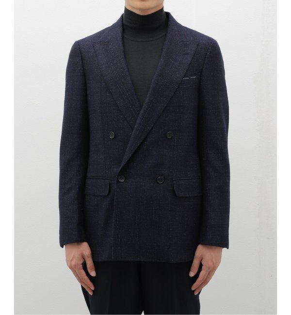 EDIFICE「Loro Piana Fabric D.ダブルブレスト ジャケット」|テーラードジャケット|