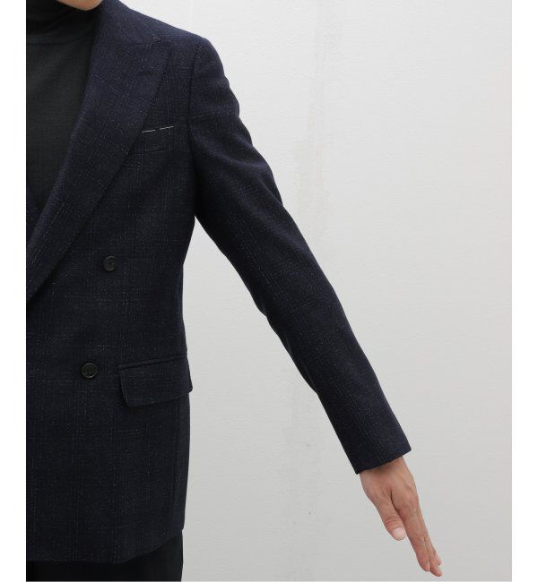EDIFICE「Loro Piana Fabric D.ダブルブレスト ジャケット」|テーラードジャケット|