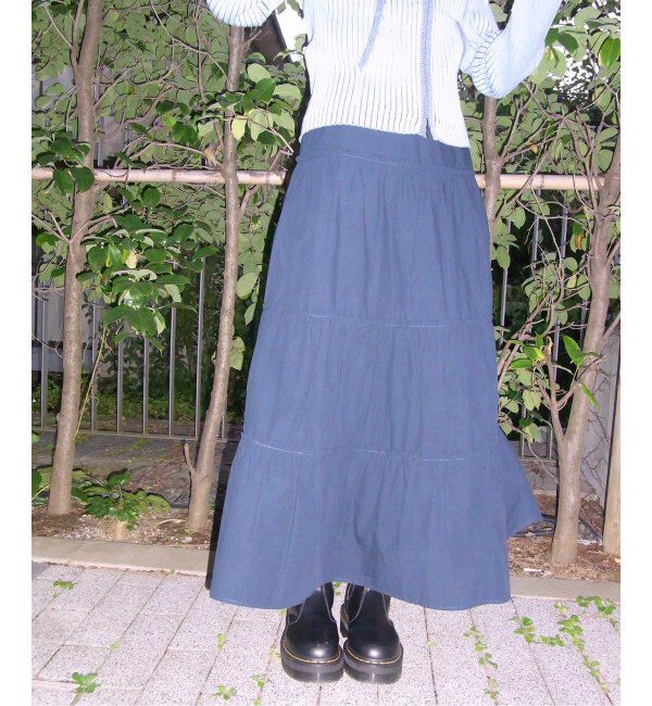 Oriens JOURNAL STANDARD「ローウエストティアードスカート」|スカート|