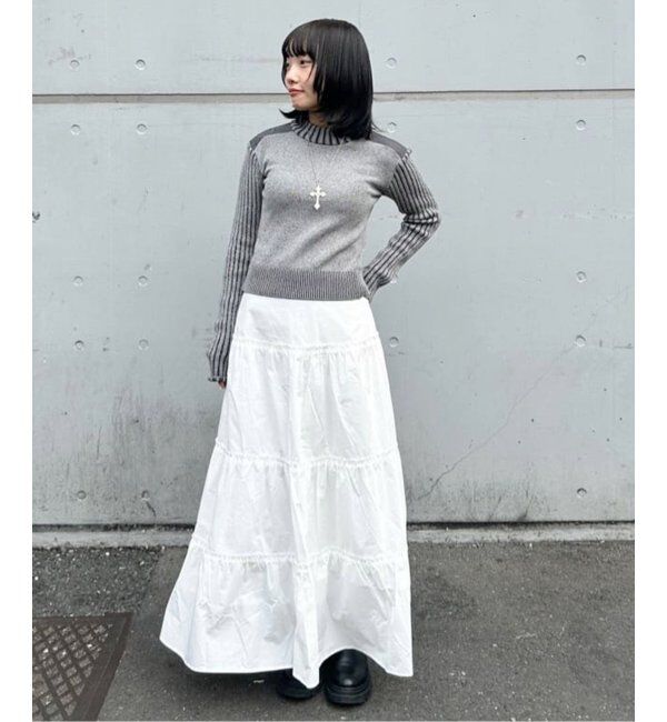 Oriens JOURNAL STANDARD「ローウエストティアードスカート」|スカート|