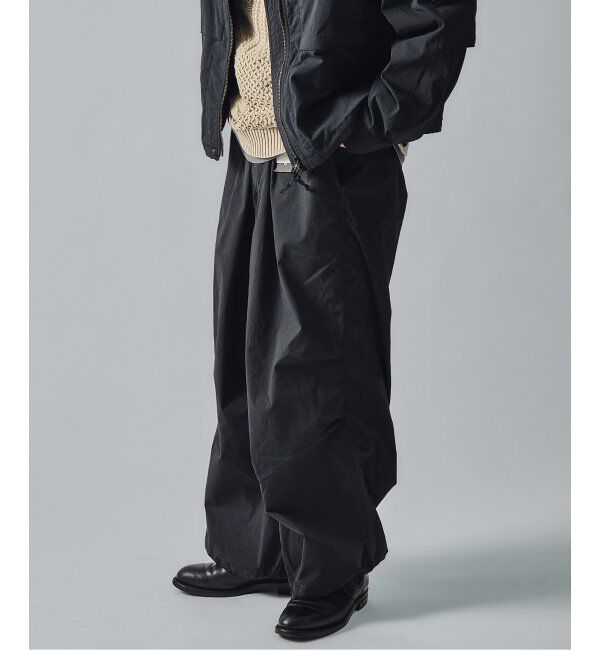 J.S.Homestead「J.S.Homestead / ガーメントダイナイロン HAKAMA パンツ」|その他|ブラック A