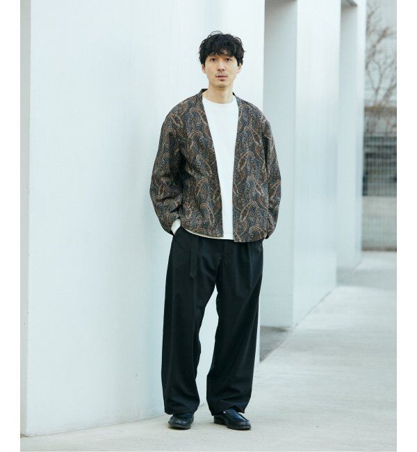 JOURNAL STANDARD「RIRANCHA / リランチェ ブッチャーカーディガン / セットアップ対応」|ノーカラージャケット|