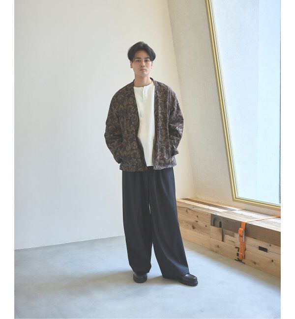 JOURNAL STANDARD「RIRANCHA / リランチェ ブッチャーカーディガン / セットアップ対応」|ノーカラージャケット|