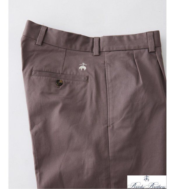 JOURNAL STANDARD relume「Brooks Brothers / ブルックスブラザーズ 別注 プリーツトラウザー」|スラックス|ブラウン B