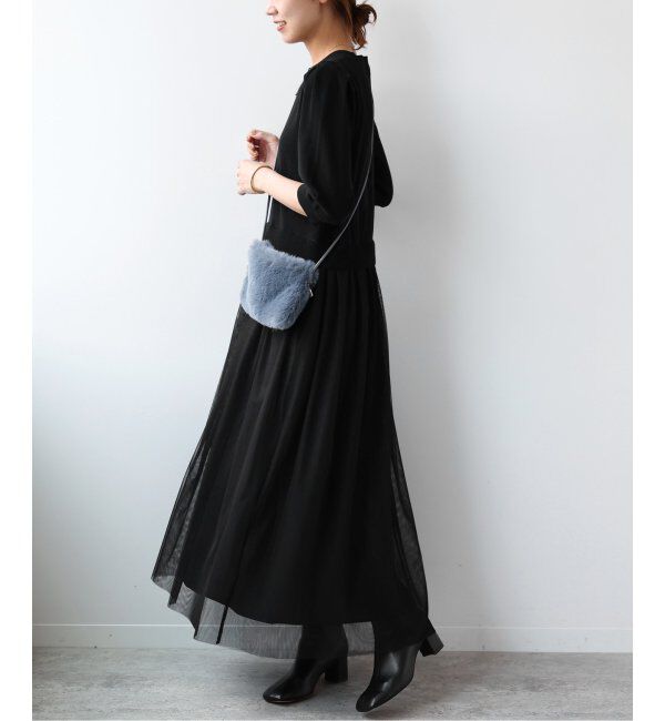 JOURNAL STANDARD relume「《WEB限定追加2》ウォッシャブルチュールドッキングワンピース」|ワンピース|