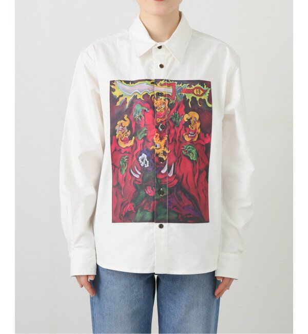 Oriens JOURNAL STANDARD「【BRAIN DEAD/ブレインデッド】  MYTHIC STAR OXFORD T24004294D125」|シャツ・ブラウス|